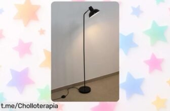 Lámpara de pie Ipanema E14: Dale estilo a tu hogar con este chollo de precio tirado que iluminará tus rincones y alegrará tus días. ¡No te lo pierdas!