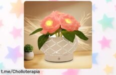 Lámpara de rosas JHXLAMP que cambia de color con solo tocarla, ¡ahora a un precio de ganga! Dale vida y romanticismo a tu hogar antes de que se acabe esta oferta.