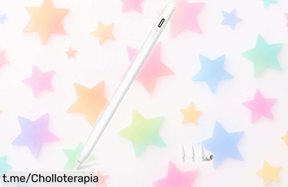 Lápiz increíble para iPad 2018-2026 con carga rápida en solo 13 minutos, dibuja como papel y se adhiere por imán: ¡no dejes pasar este chollazo que cambiará tu forma de crear!