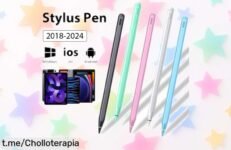 Lápiz óptico activo para Android, iPad y tablets Lenovo: ¡la herramienta perfecta para dibujar o tomar notas a un precio que te dejará boquiabierto! No dejes pasar esta oportunidad.