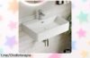 Lavabo Horow de cerámica elegante que combina con tu baño y se limpia en un santiamén; ¡aprovéchalo, porque este chollazo no durará mucho!