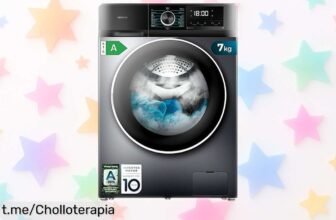 Lavadora Cecotec Bolero DressCode 7kg con vapor que deja tu ropa impecable y se autolimpia, ¡un ofertón regalado que no querrás dejar escapar!
