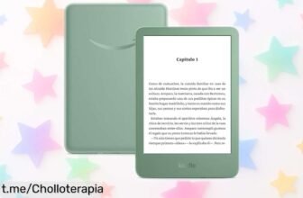 Lectura fácil y ligera con el Kindle Amazon más compacto: pantalla sin reflejos y batería de 6 semanas a un precio regalo que no querrás dejar escapar.