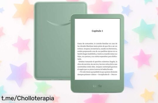 Lectura fácil y ligera con el Kindle Amazon más compacto: pantalla sin reflejos y batería de 6 semanas a un precio regalo que no querrás dejar escapar.