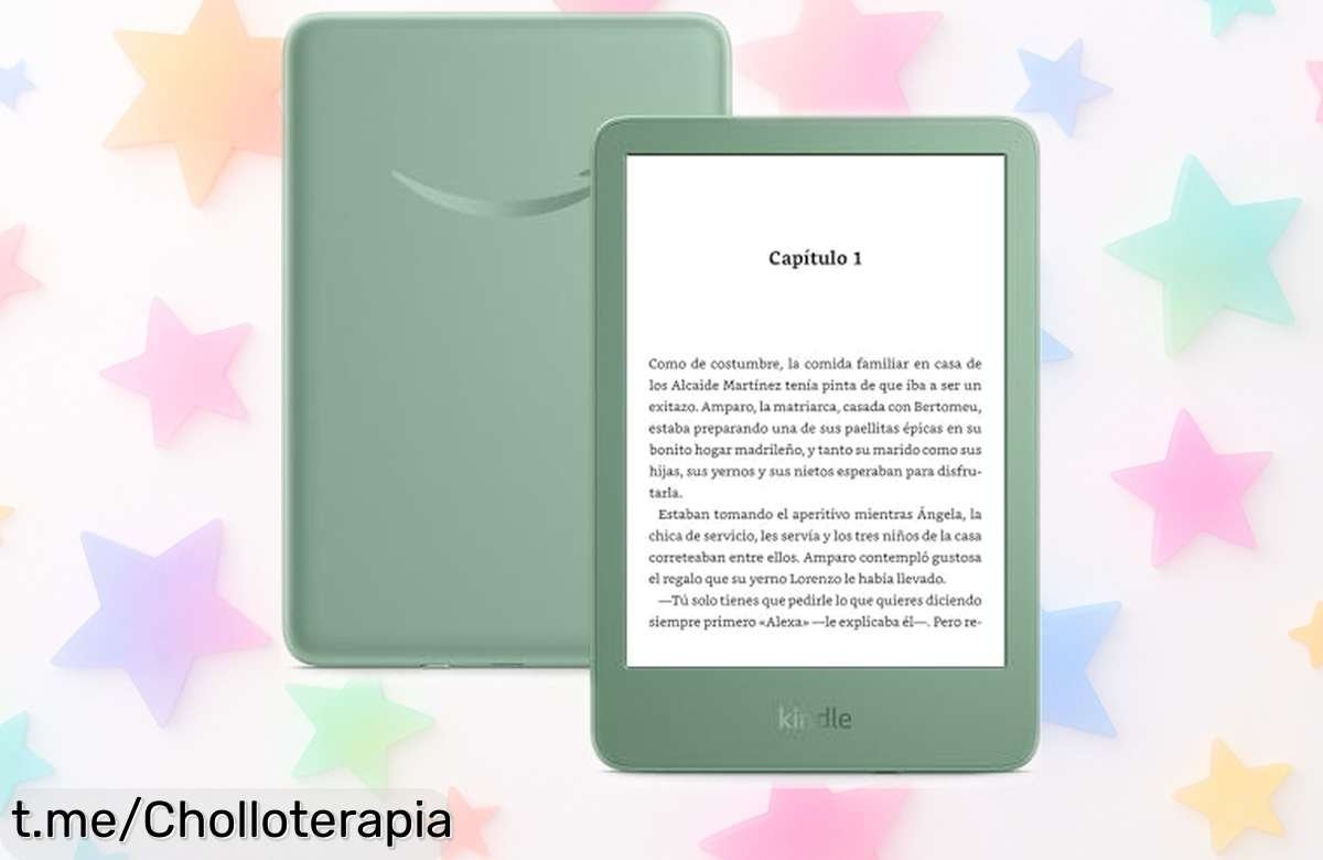 Lectura fácil y ligera con el Kindle Amazon más compacto: pantalla sin reflejos y batería de 6 semanas a un precio regalo que no querrás dejar escapar.