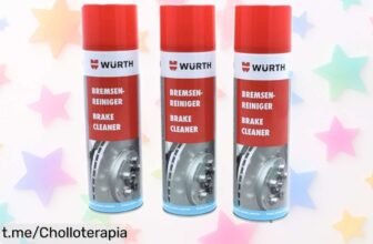 Limpiador de frenos en spray Würth 500 ml Pack de 3 a precio rebajado; ¡discos relucientes y limpieza a fondo que te dejará asombrado!
