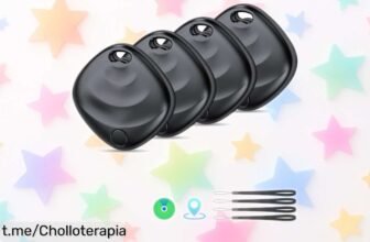 Localizadores Hoxe Tracker Tags4 para llaves y equipaje, super chollo con alarma sonora y batería de 2 años. ¡No pierdas más tus cosas! Consíguelo ya antes que se acaben.