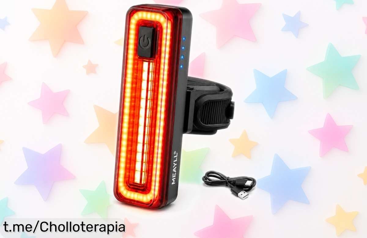 Luz trasera recargable para bici con sensor de frenado: seguridad al mejor precio, ahora te ve todo el mundo cuando pedaleas ¡No dejes escapar esta oferta que brilla por sí sola!