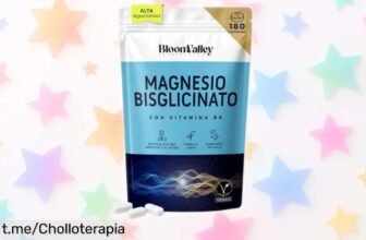 Magnesio bisglicinato con vitamina B6 en pack de 180 comprimidos, oferta increíble que te dará energía y cuidará tu ánimo: ¡apróvecha este precio que parece un sueño!