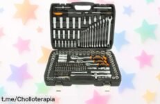 Maletín de herramientas ALYCO ORANGE: ¡219 piezas para ser el manitas de tu casa a un precio que parece broma! No lo pienses más, esta oferta no durará.