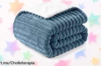 Manta WAVVE de doble cara para sofá y cama, la comodidad que abriga tu hogar a un precio loco que no querrás dejar escapar. ¡Hazte con ella antes de quedarte sin!