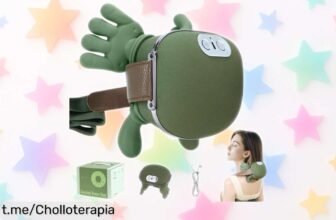 Masajeador eléctrico de cuello y hombros HIHOBDAY, precio loco por ¡un alivio instantáneo! Relájate en minutos con su calor 4D, no te lo pierdas o te arrepentirás.
