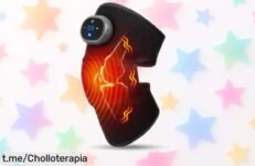 Masajeador inalámbrico para rodillas BIBIRE que alivia el dolor con calor y vibración, ahora a un precio loco. No dejes pasar esta oportunidad única para cuidar tus piernas ya mismo.