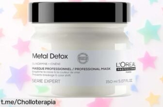Mascarilla Metal Detox de L’Oréal para pelo dañado a un precio de ganga, ¡recupera tu color y brillo sin roturas! No te lo pierdas, hoy es el día perfecto para lucir radiante.