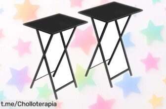 Mesa auxiliar plegable HOOBRO: el ofertón que transforma tu espacio en segundos y se monta sin complicaciones, ¡no dejes escapar esta oportunidad!
