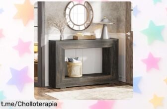 Mesa consola Tribesigns estilo vintage, un chollo que transformará tu hogar con solo mirarla; ¡aprovéchala antes de que se agote y dale ese toque especial a tus espacios!