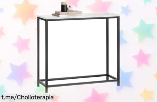 Mesa de recibidor SoBuy, elegante y versátil por un precio de ganga que no puedes dejar escapar; sé el primero en llamarla tuya y dale un toque especial a tu hogar.