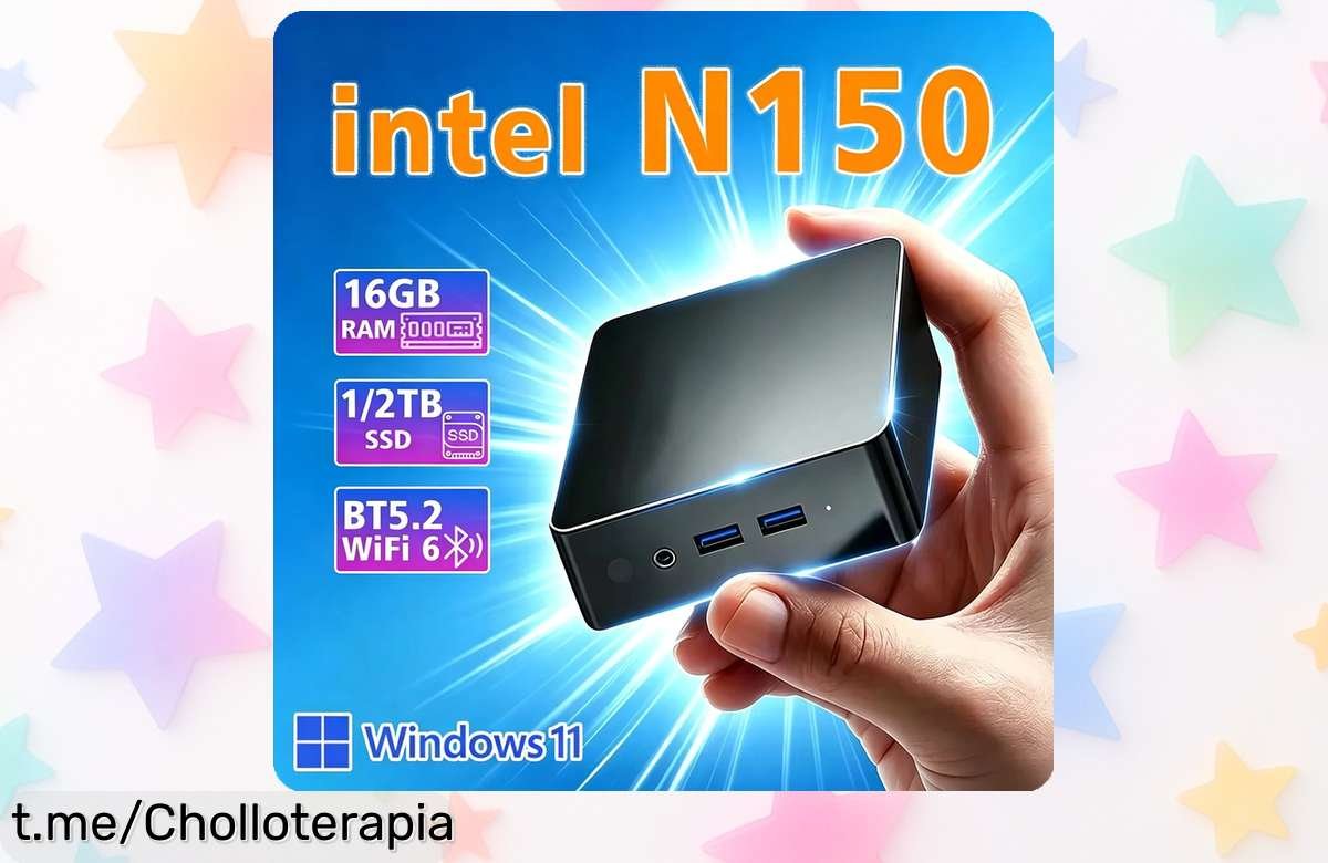 Mini PC Gamer portátil Intel i3 con 16GB RAM y hasta 2TB SSD, un ofertón inesperado que está a precio de chollo ¡Aprovecha antes de que se agote!