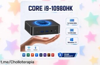 Mini PC de escritorio Intel Core i9 con 16 GB RAM y 1 TB SSD a precio de risa, aprovecha esta super oferta para trabajar como un pro en casa ¡No te quedes sin el tuyo!
