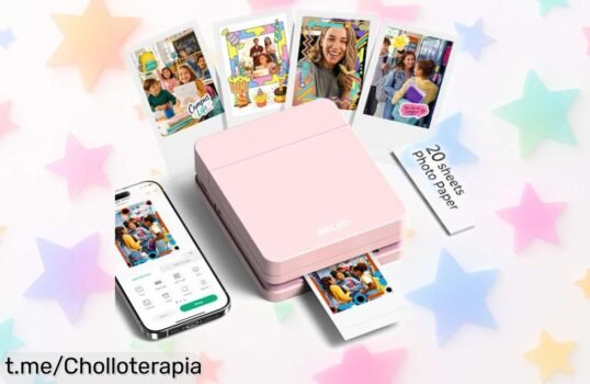 Mini impresora de fotos portátil Nelko PP01, ¡un precio loco para inmortalizar tus momentos únicos al instante y donde quieras! No te quedes sin la tuya.