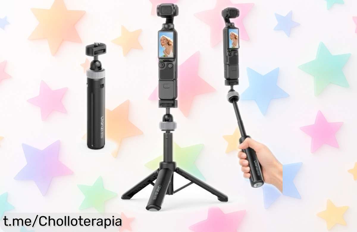 Mini trípode ULANZI MT95 para DJI Action y Osmo Pocket a precio irreal: graba como un pro en cualquier lugar, ¡aprovecha este chollo antes de que se agote!
