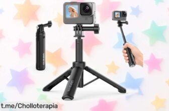 Mini trípode ULANZI MT95 para Dji Action y GoPro, ¡una maravilla ligera a un precio de escándalo! No pierdas la oportunidad de llevar tus vídeos al siguiente nivel.