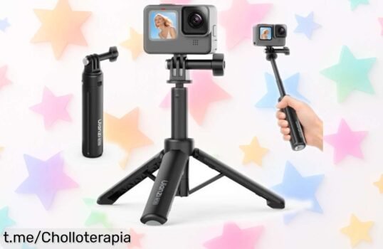 Mini trípode ULANZI MT95 para Dji Action y GoPro, ¡una maravilla ligera a un precio de escándalo! No pierdas la oportunidad de llevar tus vídeos al siguiente nivel.