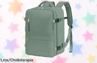 Mochila VMIKIV 24L perfecta para tus viajes con bolsillo antirrobo y cargador lateral, un ofertón que no puedes dejar pasar, ¡prepara tu próxima aventura ya!
