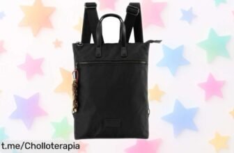 Mochila casual para mujer Modelisa, un chollo increíble con diseño llamativo y bolsillos prácticos que no puedes dejar pasar; ¡hazte con la tuya antes de que se agoten!