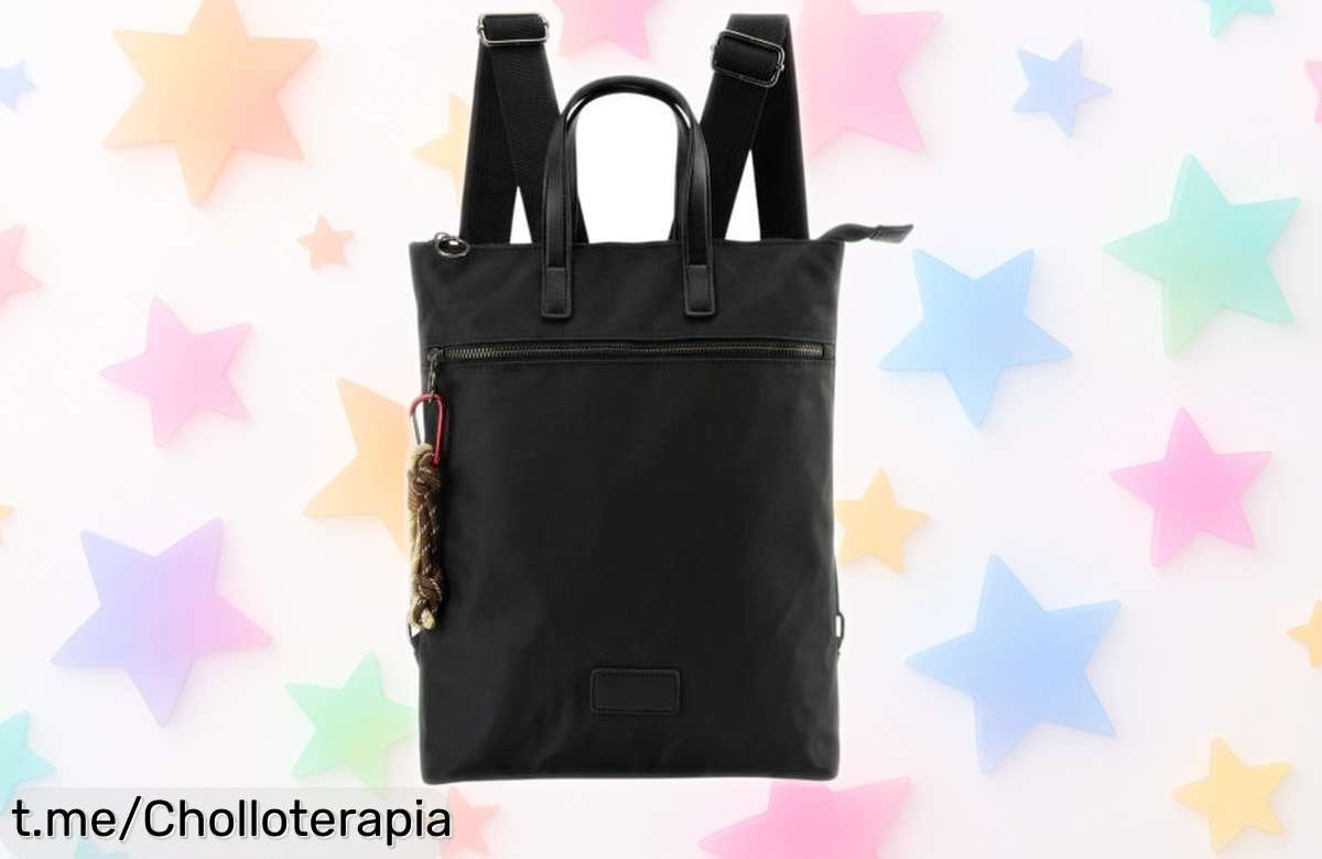 Mochila casual para mujer Modelisa, un chollo increíble con diseño llamativo y bolsillos prácticos que no puedes dejar pasar; ¡hazte con la tuya antes de que se agoten!
