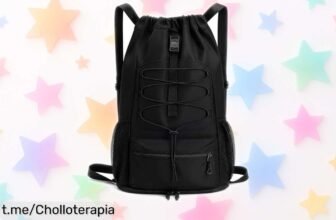 Mochila de gimnasio impermeable Quintrost, un ofertón increíble con bolsillos super prácticos que no te querrás perder en tus escapadas y entrenos. ¡Cómprala antes de que se agote!