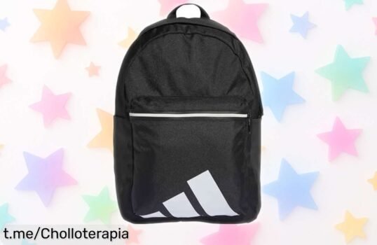 Mochila resistente adidas Essentials para clase o trabajo, ¡aprovecha el precio loco y lleva contigo un chollazo que no querrás perder!
