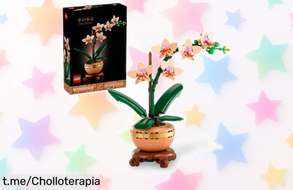 Montar una orquídea artificial con LEGO 10343 Botánico es un super chollo para dar vida a tu hogar, ¡no dejes que se escape este ofertón perfecto para los amantes de las manualidades!