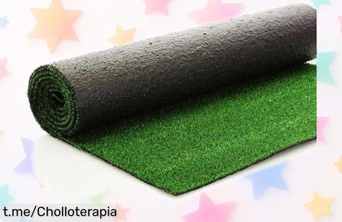 Moqueta césped artificial Flonatur de 7 mm a un precio de escándalo que hará sonreír a tus hijos y mascotas, ¡aprovéchala antes de que se agote!