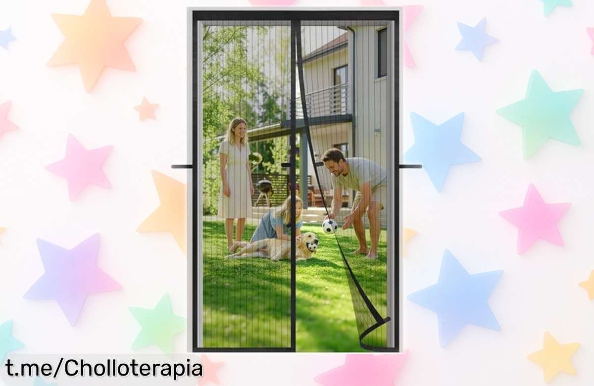 Mosquitera magnética para puertas Beauty, cierra sola y deja pasar a tus mascotas: ¡ofertón que hará de tu hogar un refugio cómodo y agradable!