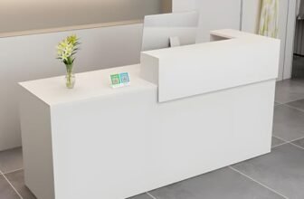Mostrador de recepción moderno CCUKTFN, la solución perfecta para tu tienda u oficina a un precio rebajado; ¡organiza y destaca con este ofertón que no puedes dejar escapar!