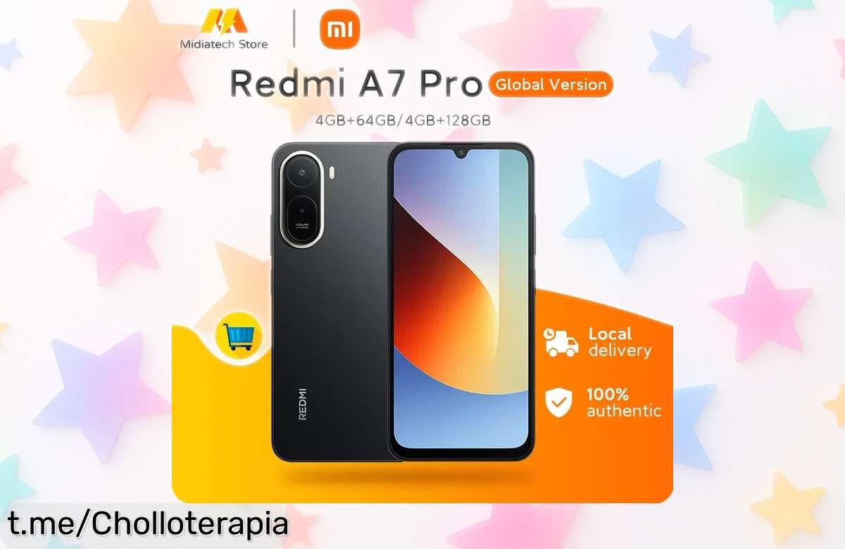 Móvil Xiaomi Redmi A7 Pro a precio loco: batería de 6000mAh, pantalla enorme y cámara increíble. ¡No te lo pierdas, llévatelo ya antes que se agote!