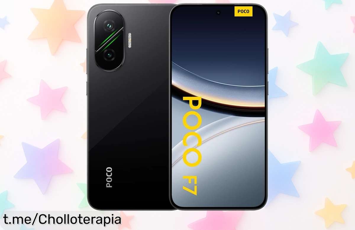 Móvil de última generación POCO F7 5G, pantalla gigante y batería eterna a precio de escándalo, no te lo pierdas o quedas sin este super chollo en la palma de tu mano.