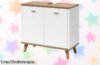 Mueble bajo lavabo Corfu de Livarno: Aprovecha el mejor espacio en tu baño a un precio increíble, ¡transforma el desorden en armonía y estilo ya!