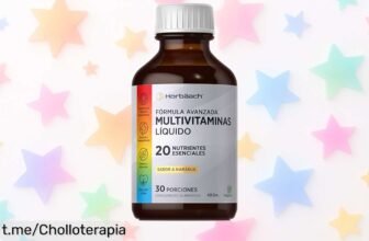 Multivitaminas líquidas Horbaach, 20 vitaminas y minerales esenciales, una explosión de energía en cada gota. ¡Aprovecha este precio loco y siente la diferencia!