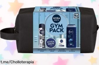 Neceser NIVEA MEN con after shave, desodorante y gel: un chollazo en set práctico para gimnasio que no podrás dejar escapar, ¡aprovéchalo antes de que se acabe!