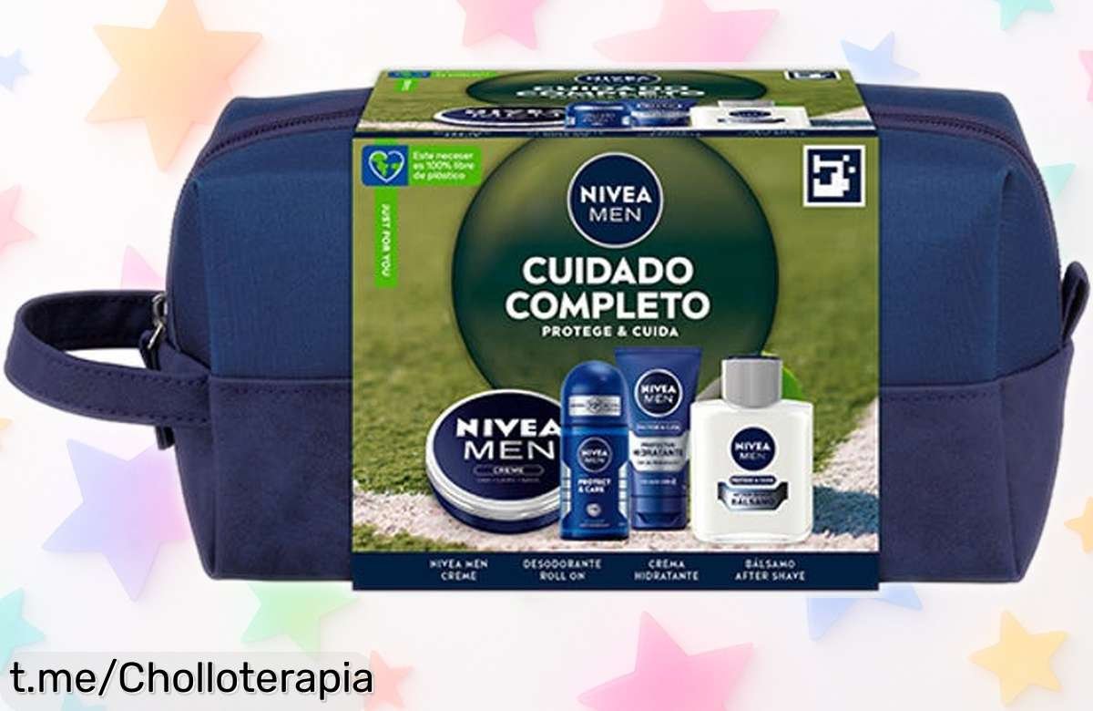 Neceser para afeitado NIVEA: todo lo que necesitas para una piel suave y sin irritaciones, ¡ahora a un precio de locura que no puedes dejar escapar!