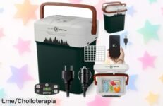 Nevera portátil eléctrica Peme de 25,7 L: enfría y calienta tus alimentos mientras viajas. ¡Actúa rápido, no te quedes sin esta oferta increíble!