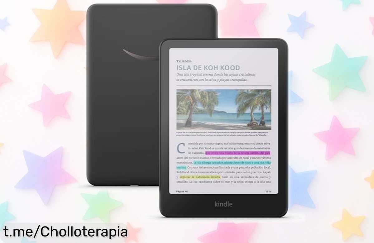 Obtén el Kindle Colorsoft de Amazon: Pantalla a color y luz regulable ¡Aprovecha este chollazo antes que se acabe! Tu lectura favorita te espera.