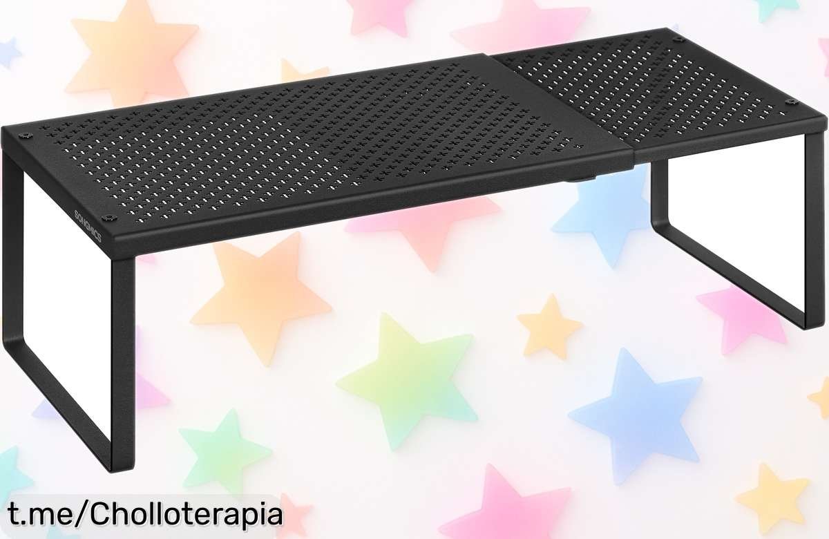 Organizador extensible SONGMICS que aprovecha cada rincón de tu cocina, ¡super chollo que transforma el caos en orden! No dejes pasar esta oferta increíble.