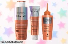 Pack L’Oréal Elvive Growth Booster para frenar la caída del pelo: ¡ofertón con champú, acondicionador y sérum a precio loco! Tu cabello te lo agradecerá hoy mismo.