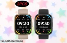 Pack de 2 relojes inteligentes con pantalla grande y Alexa integrada, un descuentazo que no querrás dejar escapar ¡Date prisa y llévate el tuyo antes de que vuelen!