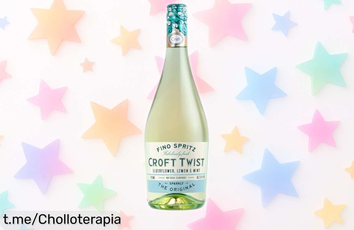 Pack de 3 botellas de Croft Twist Fino Spritz: fresquito y con sabor, aprovechalo ya antes que se nos vayan las ganas del tardeo. ¡Cada sorbo te va a enamorar!