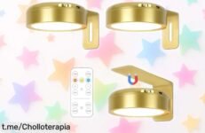 Pack de 3 lámparas LED magnéticas AMFUN que iluminan tus paredes a un precio regalado, deja tu hogar radiante y lleno de vida ¡No te quedes sin ellas!