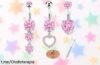 Pack de 3 piercings para el ombligo LOLIAS, un super chollo que te hará brillar y cambiar de look sin esfuerzo. ¡No te quedes sin estos preciosos colgantes!